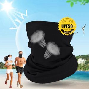 Bandanas Silk Fishing Cycling Bandana Mesh Face Cover Half Mask Men Women Neck Gaiter Cool Tube Scarf Sport Running wandeljacht