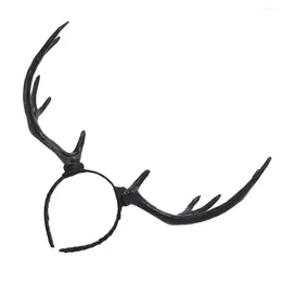 Bandanas Simulation Antler Bandeau Cheveux Accessoires Costume Noël Filles Scrunchies Big Antlers Hoop