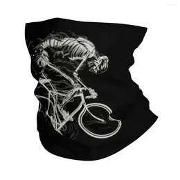 Bandanas Squelette Cyclisme Vélo Ghost Bone Bike Bandana Cache-cou Hiver Ski Tube Écharpe Guêtre VTT Vélo Mountain Biker Face Cover