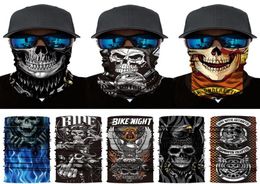 Bandanas Skull Joker Cycling Face Mask Men Magic Scarf Magic Bandana Bandana Motorcycle Tube Shield Balaclava Bandband Gaite867766