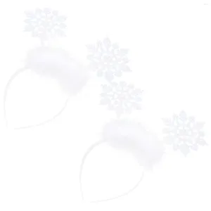 Bandanas Snowflake Bandband Masquerade Supplies Party Hair Hoop Accessoires de Noël décor