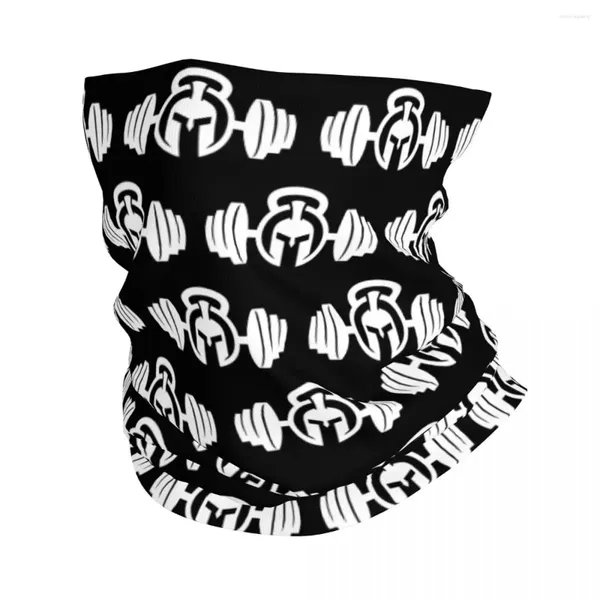 Bandanas Spartan Gym Logo Bandana cache-cou pour randonnée cyclisme femmes hommes Wrap écharpe musculation Fitness Muscle bandeau plus chaud