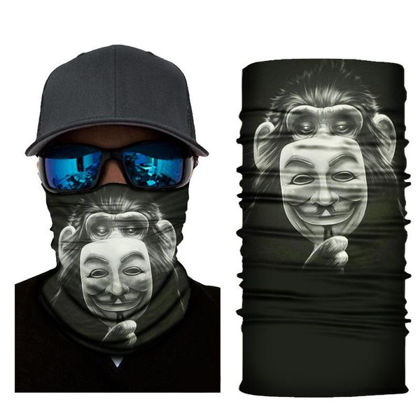 Bandanas Sport Écharpe Bandana Cagoule Sans Couture Cache-Cou Cyclisme Randonnée Tube Visage Tête Wrap Couverture Équitation Bandeau Hommes Femmes ChapeauxBand