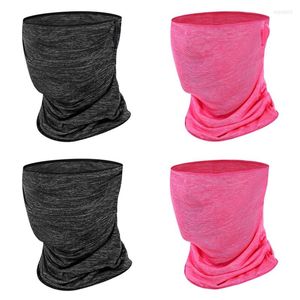 Bandanas Summer Sport Face Mask Silk Bandana Hoofdband Anti-UV Running Training Ademende snel droge fietsenjas