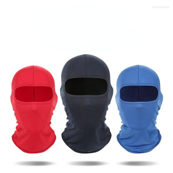 Bandanas été protection solaire capuche hommes soie équitation masque pêche en plein air moto coupe-vent Protection du visage Gini