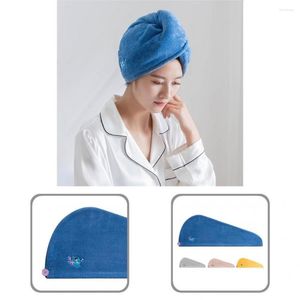 Bandanas Super absorbente lindo bonito sombrero para la cabeza con botón cabello seco secado rápido para mujeres