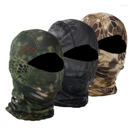 Bandanas Tactical Camouflage Balaclava Full Face Mask Wargame Hat voor jagen op fiets fietsen multicam bandana mannen sjaal