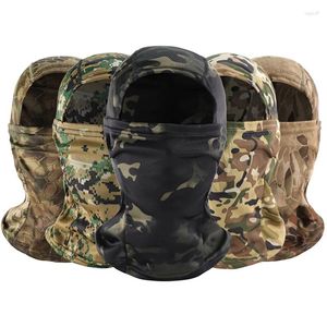 Bandanas Tactical Camouflage Balaclava Full Face Mask Wargame CP Militaire hoed Hunting Bicycle Cycling Army Multicam Bandana Neck Gaiter