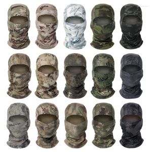 Bandanas Tactical Camouflage Balaclava Full Face Mask Wargame CP Militaire hoed Hunting Bicycle Cycling Army Multicam Bandana Neck Gaiter 256l