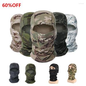 Bandanas Tactique Camouflage Cagoule Masque Complet Wargame Chapeau Militaire Chasse Vélo Cyclisme Multicam Bandana Ski Couverture Écharpe