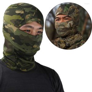 Bandanas máscara táctica pasamontañas de cara completa hombres Paintball ciclismo bicicleta bufanda para senderismo al aire libre pesca militar Snowboard esquí sombrero