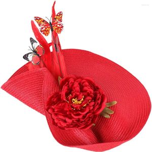 Bandanas Tea Party Fascinator Chapeau Femmes Banquet Bandeau Papillon Coiffe Pour Anniversaire Mariage Bal