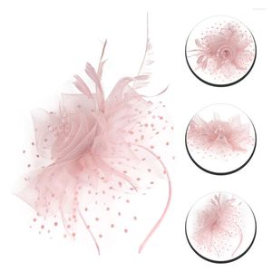 Bandanas Tea Party Chapeau Coiffe De Mariée Mariée Fascinator Banquet Chapeaux Femmes Bandeau