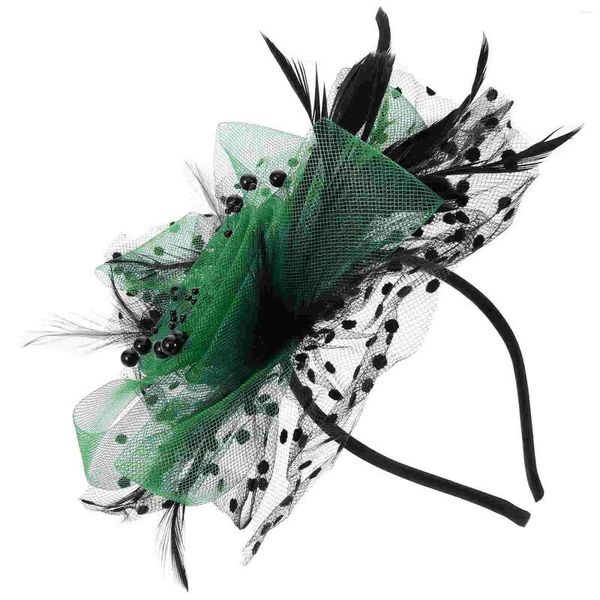 Bandanas Tea Party Hat Crown Women Fascinator Bandband Flowers Bride Wedding Wedding Artificial Fascinators for Women's's