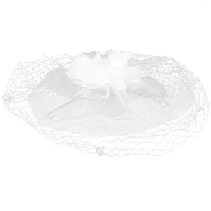 Bandanas The Flowers Bride Tiara Fascinators For Women Tea Party Lace Hats Fashionable habillé