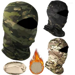 Bandanas Couvre-tête Thermique Hiver Polaire Tactique Chaud Cagoule Chasse en Plein Air Cyclisme Randonnée Ski Écharpe Snowboard Cou Masque Facial