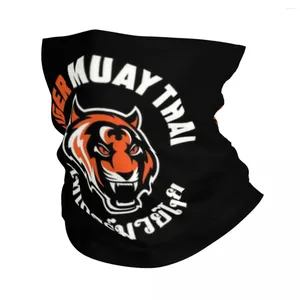 Bandanas Tiger Muay Thai, cache-cou pour hommes et femmes, écharpe Tube de Ski d'hiver, guêtre de boxe thaïlandaise, couverture faciale de combattant