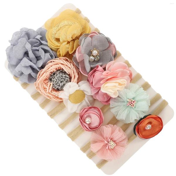 Bandanas Bandle bandeau fleur de fleur bébé fille bandeau filles infantile couronne née accessoires