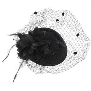 Bandanas chapeau haut de forme coiffure de fête de mariage chapeaux fascinateurs fascinateurs a des années 20 couvre-chef Cocktail