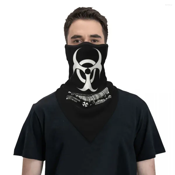 Bandanas parapluie sociétés jeu vidéo Cosplay hiver cou masque plus chaud femmes hommes Ski cyclisme Tube écharpe visage Bandana guêtre