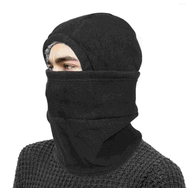 Bandanas Gorro unisex que cubre el cuello Mascarilla facial para mantener el calor Sudadera con capucha térmica para niños de felpa al aire libre