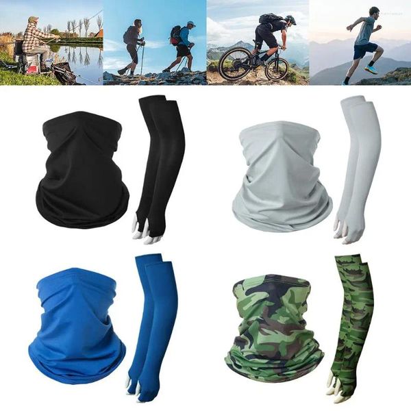 Bandanas Unisexe Reutilisable Couche Gaiter Face Masque Manches Souches de pêche Charves Brack Sport à séchage rapide E2L1