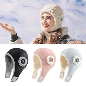 Bandanas unisex winter sneeuw skiën winddicht vaste kleur beanies bomber cap warme hoed oorklap Russisch