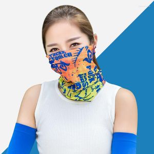 Bandanas variété magique foulard personnalisé extérieur sans couture multifonctionnel crème solaire cyclisme sport visage écharpe cadeau