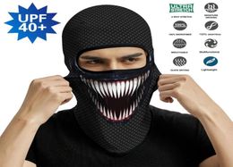 Bandanas Venom Buff Army Balaclava Ski Mask Bandana Moto Face Cover Chasse Randonnée Écharpe Sport Coupe-Vent Cagoule Homme Women2112006