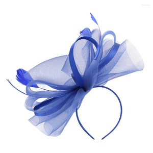 Bandanas Mariage Mesh Fascinator Banquet Coiffe Fascinators Femmes Tea Party Headpiece