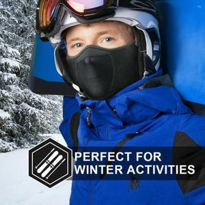 Bandanas Hiver Cycling Skiing Mask Moto Motorcycle Femmes Randonnée Bandana Écharpe Protection du cou du vent Ear 2 en 1 chaud