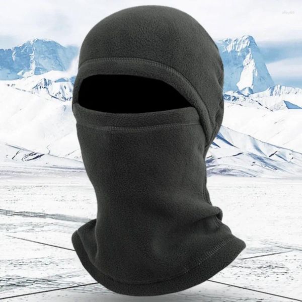 Bandanas hiver visage et cou couverture chaude moto cagoule vélo demi-écharpe coupe-vent pour hommes