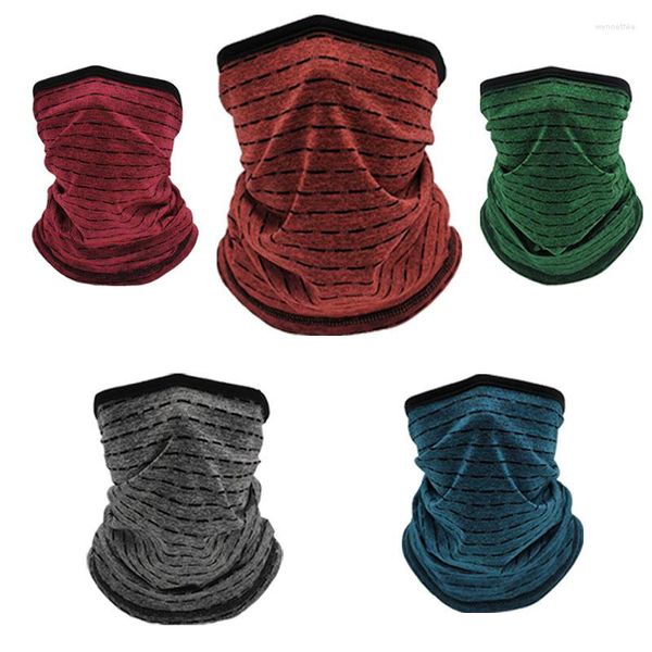 Bandanas térmicas de invierno para ciclismo, bufanda para correr al aire libre, máscara de media cara, cubierta para hombres y mujeres, pañuelo cálido para esquí y Snowboard