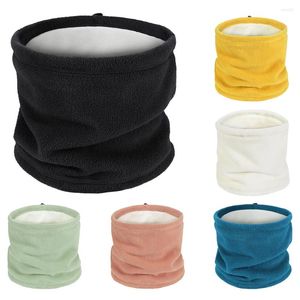 Bandanas feminino masculino à prova de vento pescoço mais quente inverno cachecol tempo frio dupla camada grosso cachecóis para presente de natal