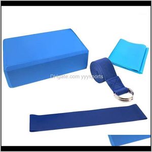 Bands Equipment Set Yoga Blocks Weerstand Stretching Strap Loop Band Oefening Elastic1 JMSPT 2UWWB