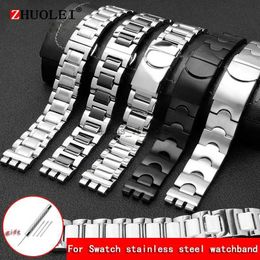 Bandes pour S bracelet en métal à noyau solide chaîne convexe concave YCS Yas YGS fer hommes et bracelet en acier bracelet en céramique H240330