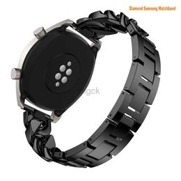 Bands Watch Spread Watch Band de acero inoxidable Correas inteligentes para Samsung Galaxy Watch 46 mm Metal Watch Band Band Band Releing Bands Men Woman 240308