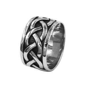 Banden Groothandel Keltische Knoop Biker Ring roestvrijstalen sieraden mode punk claddagh stijl bruiloft mannen vrouwen ring cadeau swr0543