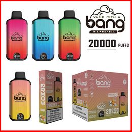 Bang 20K Vapes 2000 Puffs Original Disposable Vape Type-C Charge 28 ml POD PRÉFULTE