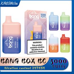 Bang Box BC 5000 Puff 5k Puff Vaporizants rechargeables de bobine de vape jetable