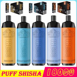 Bang Puff Shisha 18000 Puffs vapes jetable directement au poumon (DTL) E Shisha Puff 18K VACER 24ML POD MESH COLLABLE EXPECTABLE EXPECT