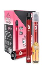 Bang XXL Ecigarette Kits Jetable Vape Pen 2000 Puffs Cigarette Électronique 800mAh 6ml Dispositif Extra Power E Cigarettes 24 Couleurs4993322