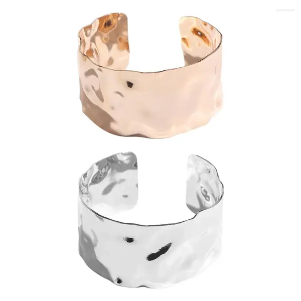 Bracelet à la mode en bracelet 1 PC avec large bord Europe American Style Simple mignon Créative Alloy Hands Bijoux