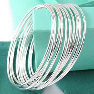 Bracelet 10pcs Manchette Lots Bracelet Simple Femme Bobine