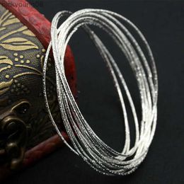 Bracelet 10 pièces nouveaux bracelets multicouches brillants ethniques Bracelets Vintage Simple charme mat Wrap femmes bijoux L2403