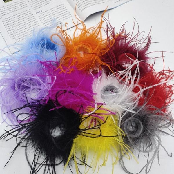 Brazalete, 14 colores, muñequeras de plumas, accesorios para el cabello para mujer, pulseras peludas, tobilleras de lujo a la moda, venta al por mayor elegante