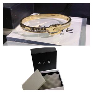 Bracelet Bracelet en or 18 carats en argent 925, bracelet de luxe pour fille, amour, cercle de diamants, marque classique, bijoux, boîte cadeau pour couple, mode accès familial 8597