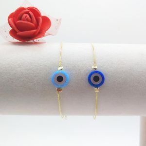 Bangle 1 Pc Gratis Verzending 2022 Nieuwe 10 Mm Synthetische Opaal Blauw Turkije Evil Eye 925 Zilveren Armband Voor hot Koop