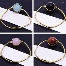 Bangle 2022 Retro verkopen Crystal Stone Bead Bracelet Cute Ball Cuff Bangles For Women Girl Jewelry Gifts Accessoires Groothandel