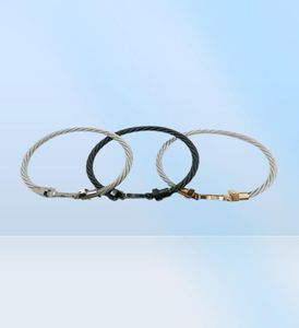 Bangle 2023 Classic U Forme en acier inoxydable Vis de corde Bracelet Force magnétique Force Bracelets Bracelets Horseshoe G5244749